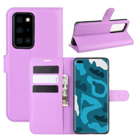 Cover-Discount  Huawei P40 Pro - Etui en cuir coque blanc 