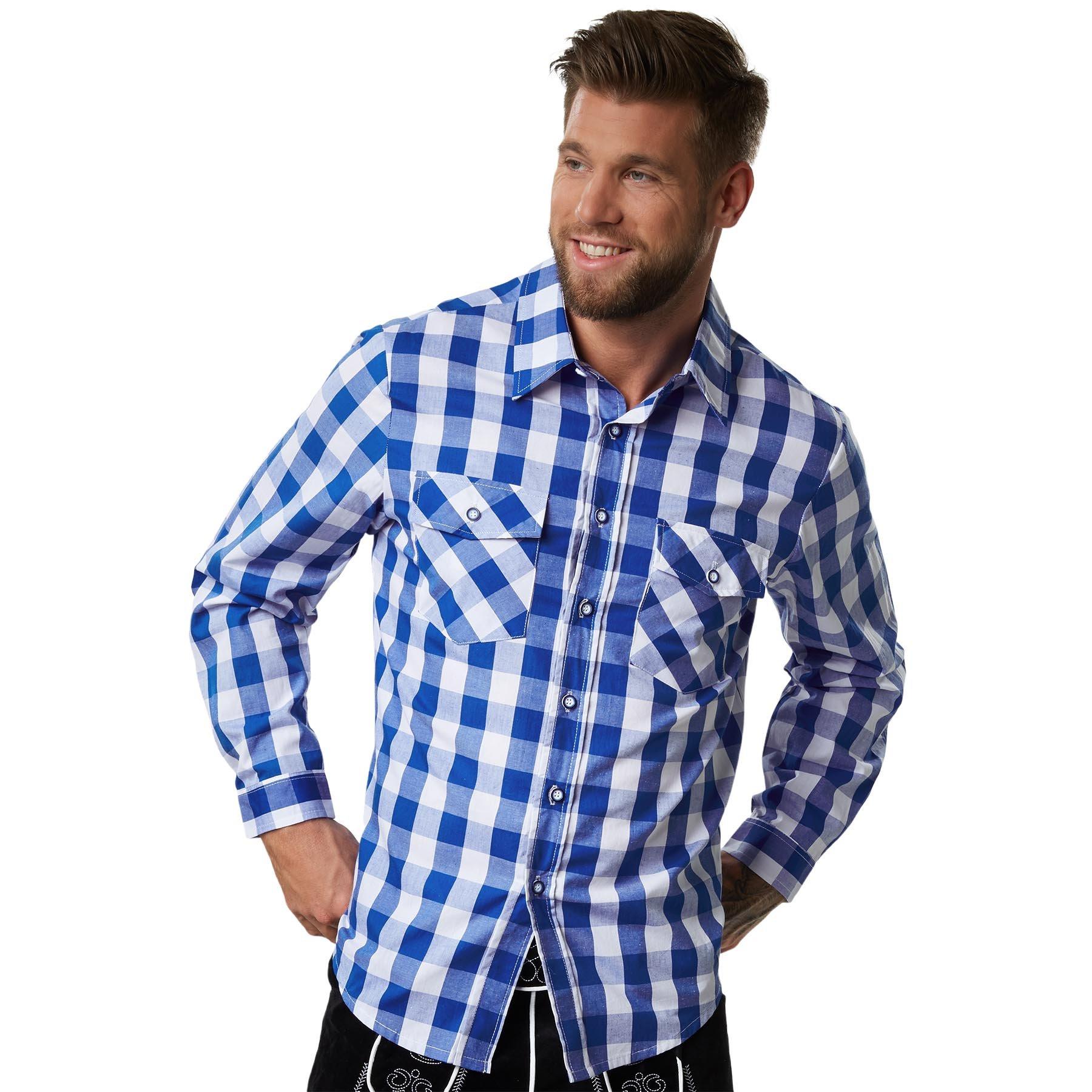 Image of Hemd Fridl Herren Blau XXL