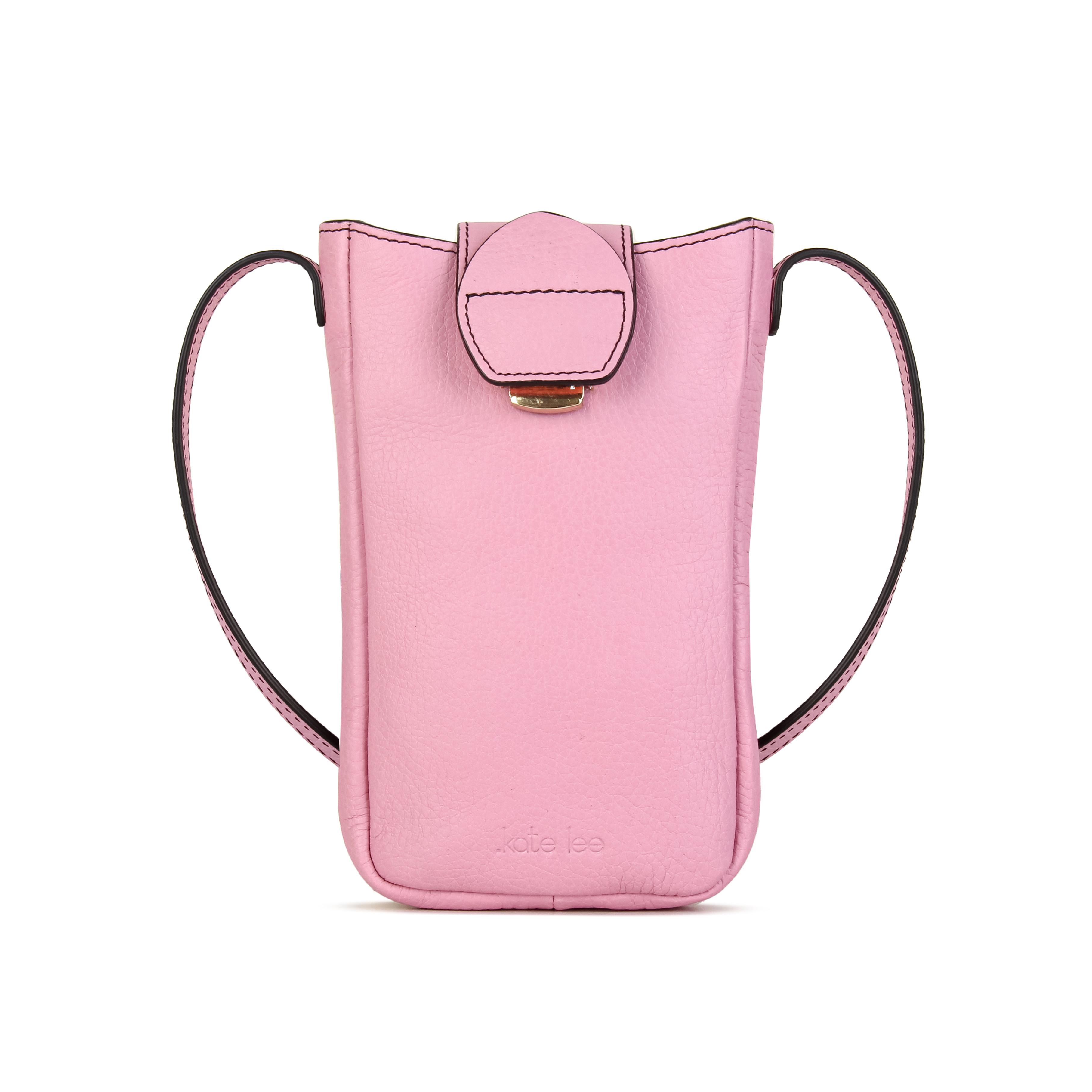 Image of Leder-handytasche Fiolaine Rosa Damen Rosa ONE SIZE