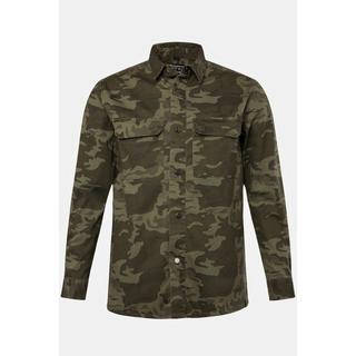 Sthuge  Veste chemisier avec technologie FLEXLASTIC®, motif camouflage et col kent. Jusqu'au 8 XL 