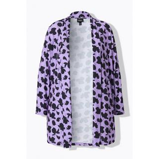 Ulla Popken Jerseyjacke Schalkragen Offen Langarm  