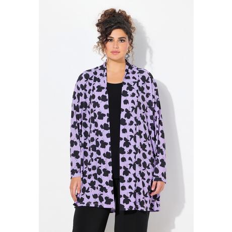 Ulla Popken Jerseyjacke Schalkragen Offen Langarm  