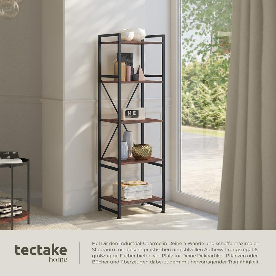 Tectake Étagère MANCHESTER style industriel  