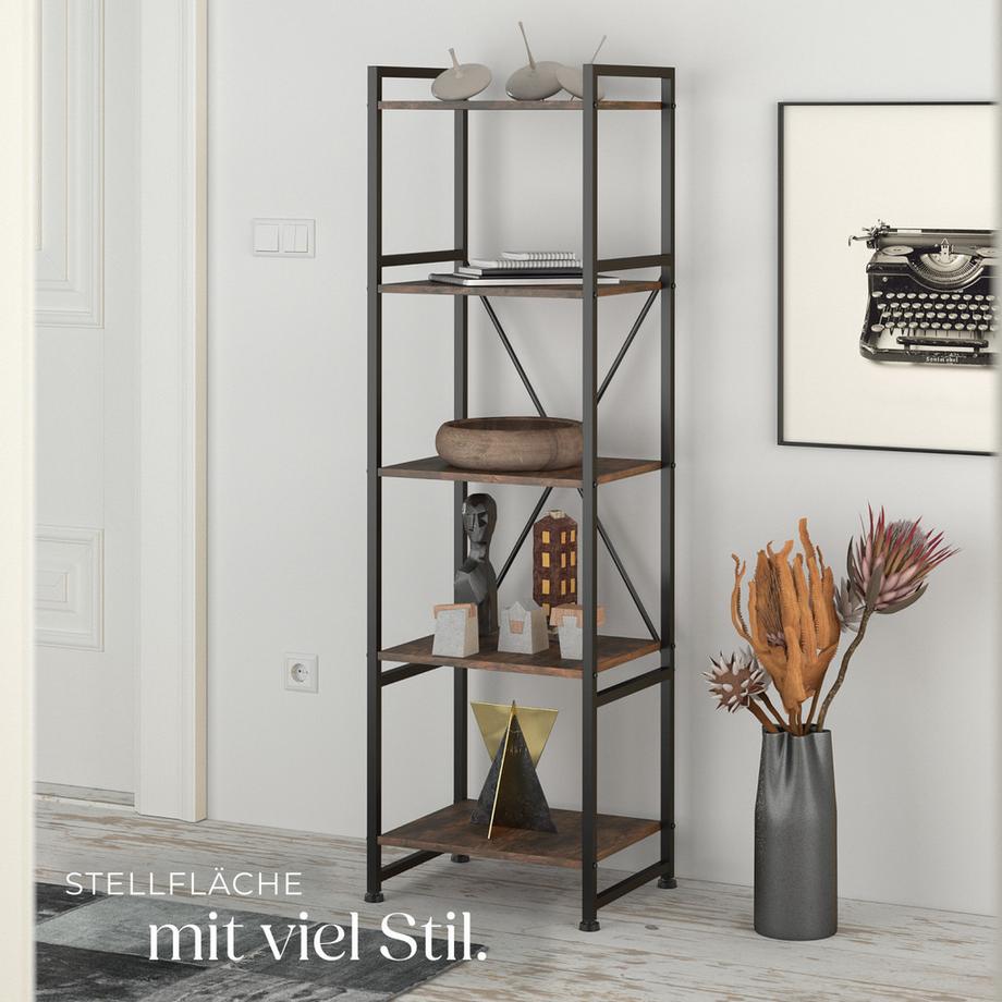 Tectake Étagère MANCHESTER style industriel  