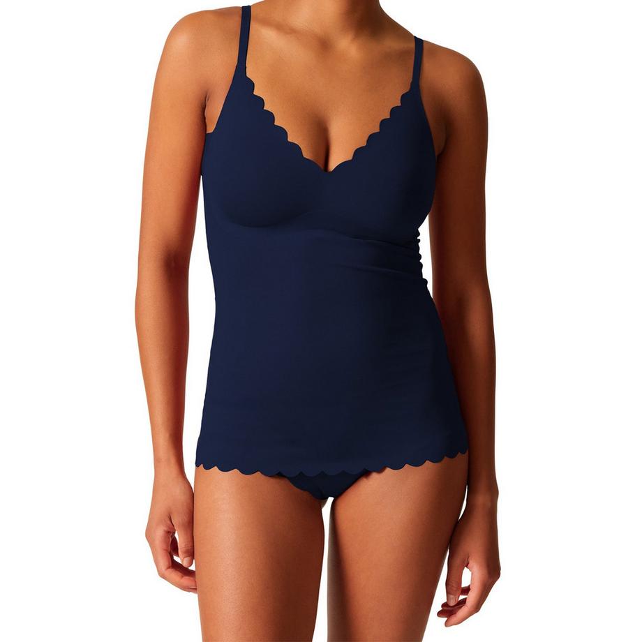 Skiny Bequem sitzendes Spaghettishirt mit herausnehmbaren Pads  