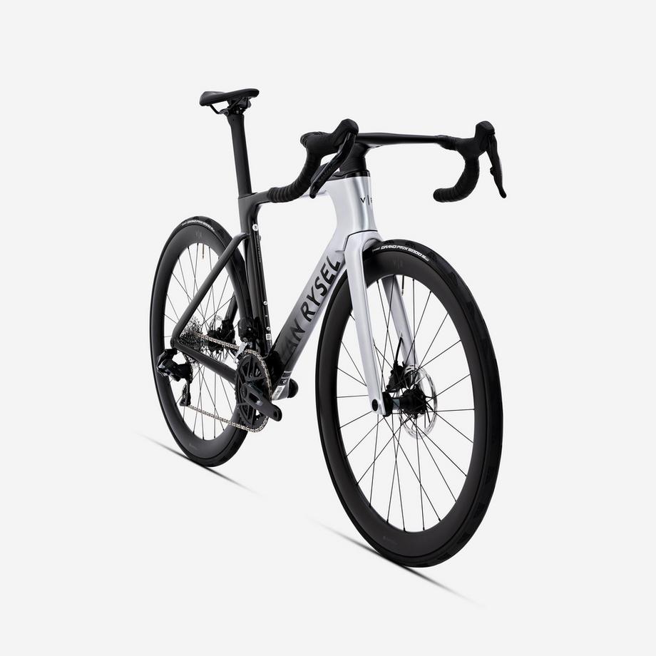 VAN RYSEL  Rennrad SRAM Rival AXS E1 2x12v Leistungsmesser, RCR-F Pro Grau 