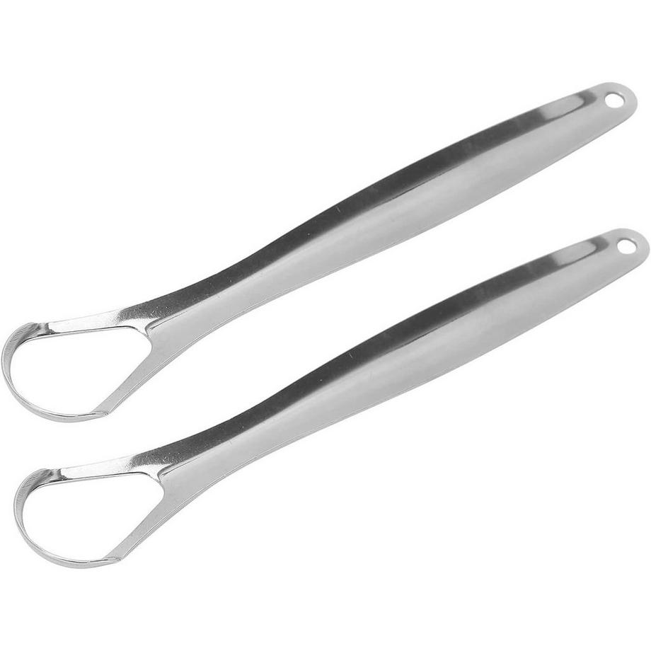 B2X  Gratte-langue réutilisable - acier inoxydable 