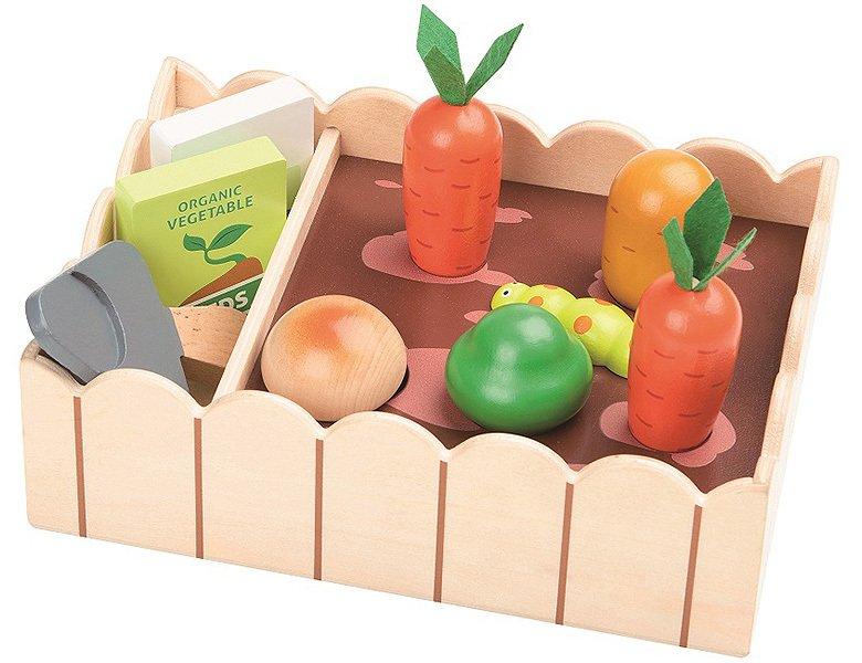 Spielba Holzspielwaren  Rollenspiele Garten-Set mit Gemüse 