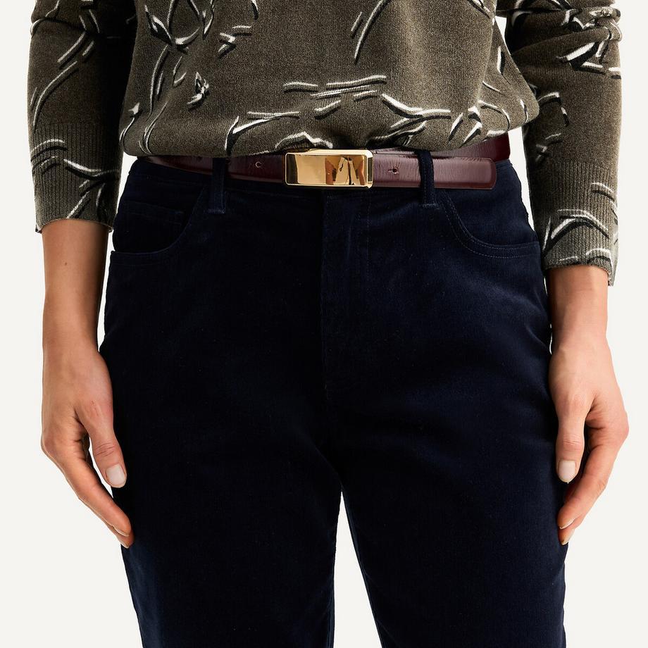 La Redoute Collections Pantalon velours stretch  