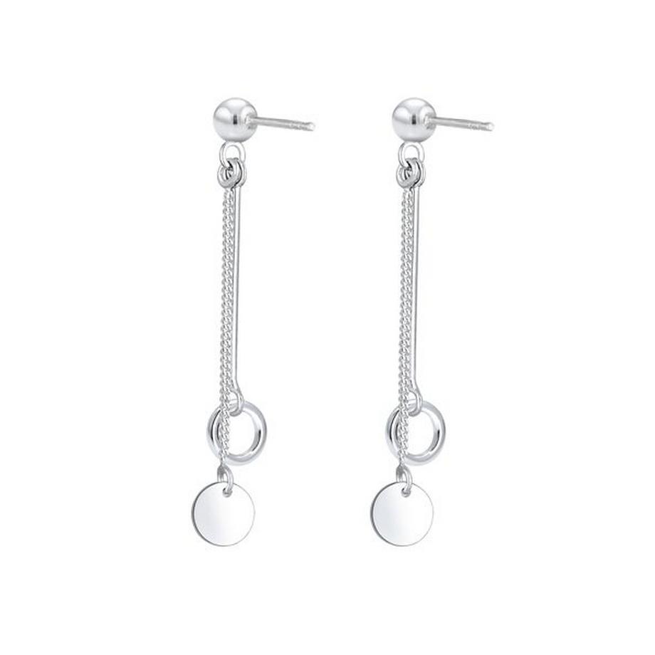 Elli  Boucles d'Oreilles Chaîne Cercle 