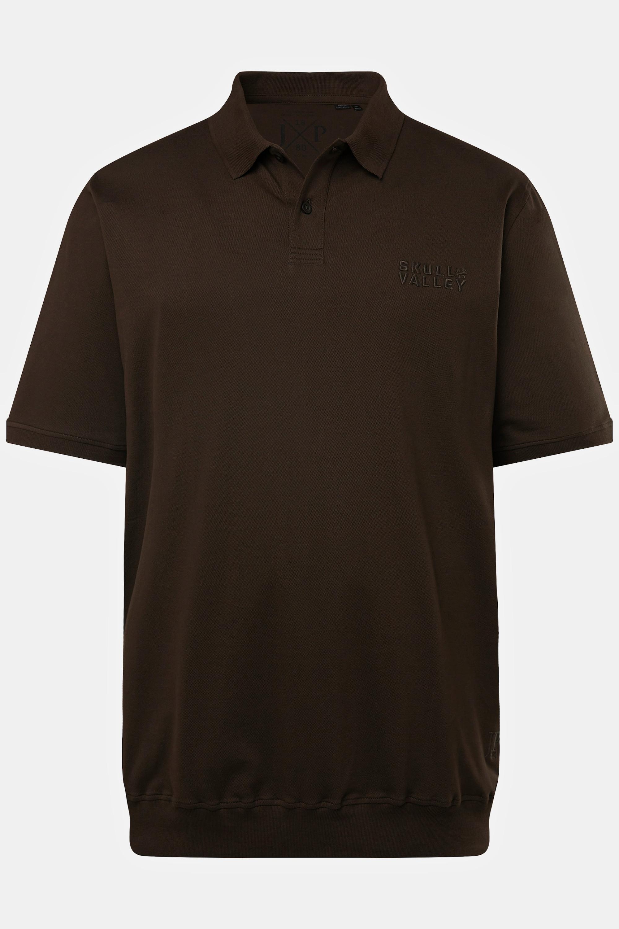 JP1880  Maglia polo con FLEXNAMIC®, taglio speciale per l'addome e mezze maniche, disponibile dalla tg. XXL alla tg. 8XL 