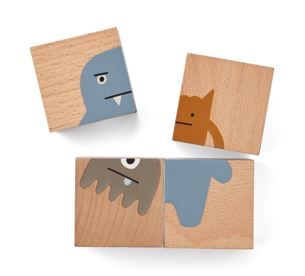 Liewood  Klötzchenpuzzle Monster 