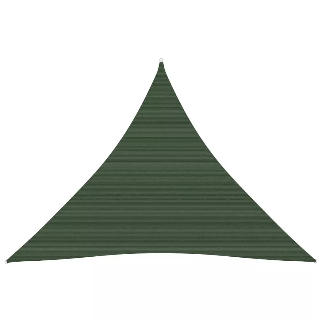 vidaXL Sonnensegel 160 g/m² Dunkelgrün 4x4x4 m HDPE