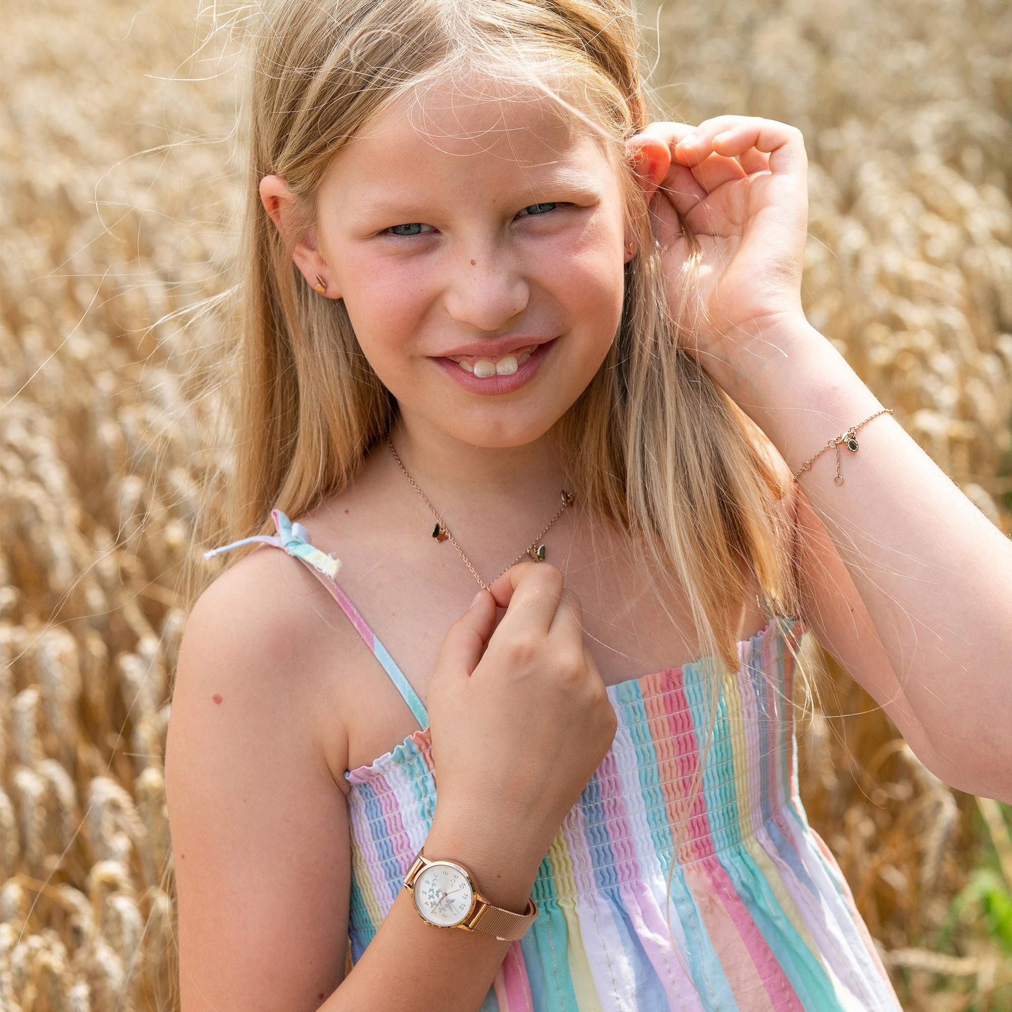 Cool Time Kids  Armband mit Schmetterlingen 