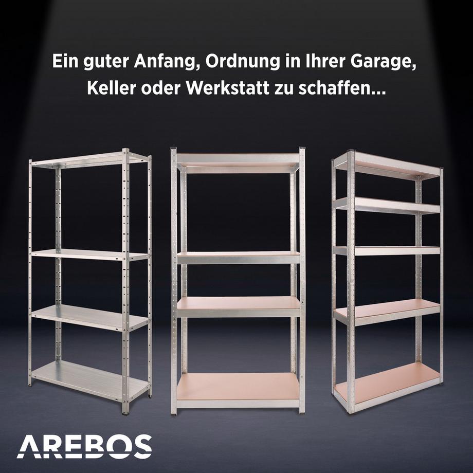 Arebos Schwerlastregale 320 kg  