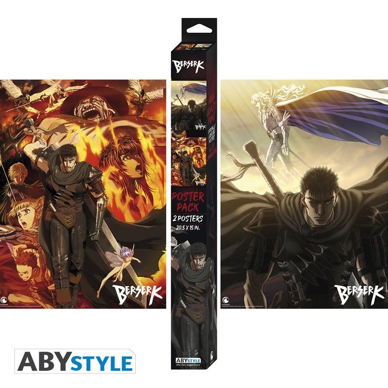 Abystyle  Poster - Pack de 2 - Berserk - Artworks 