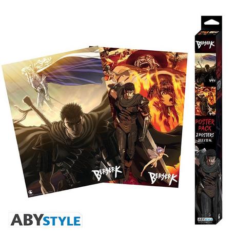 Abystyle  Poster - Pack de 2 - Berserk - Artworks 