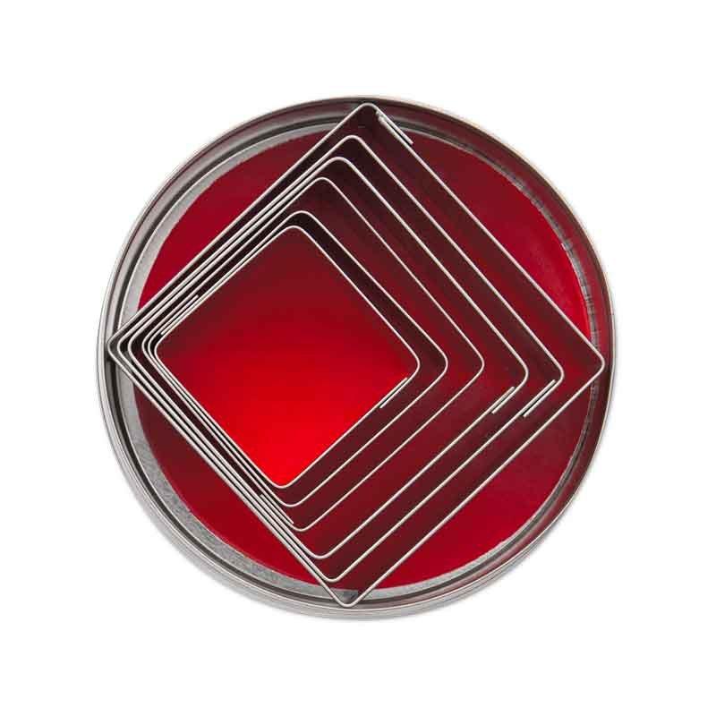 Städter Ausstecher Set Quadrat 6 Stück  