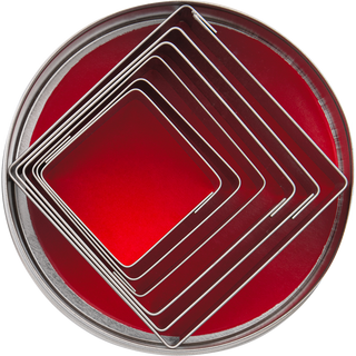 Städter Ausstecher Set Quadrat 6 Stück  