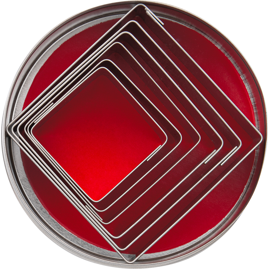 STAEDTER Ausstecher Set Quadrat 6 Stück  