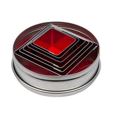 Städter Ausstecher Set Quadrat 6 Stück  