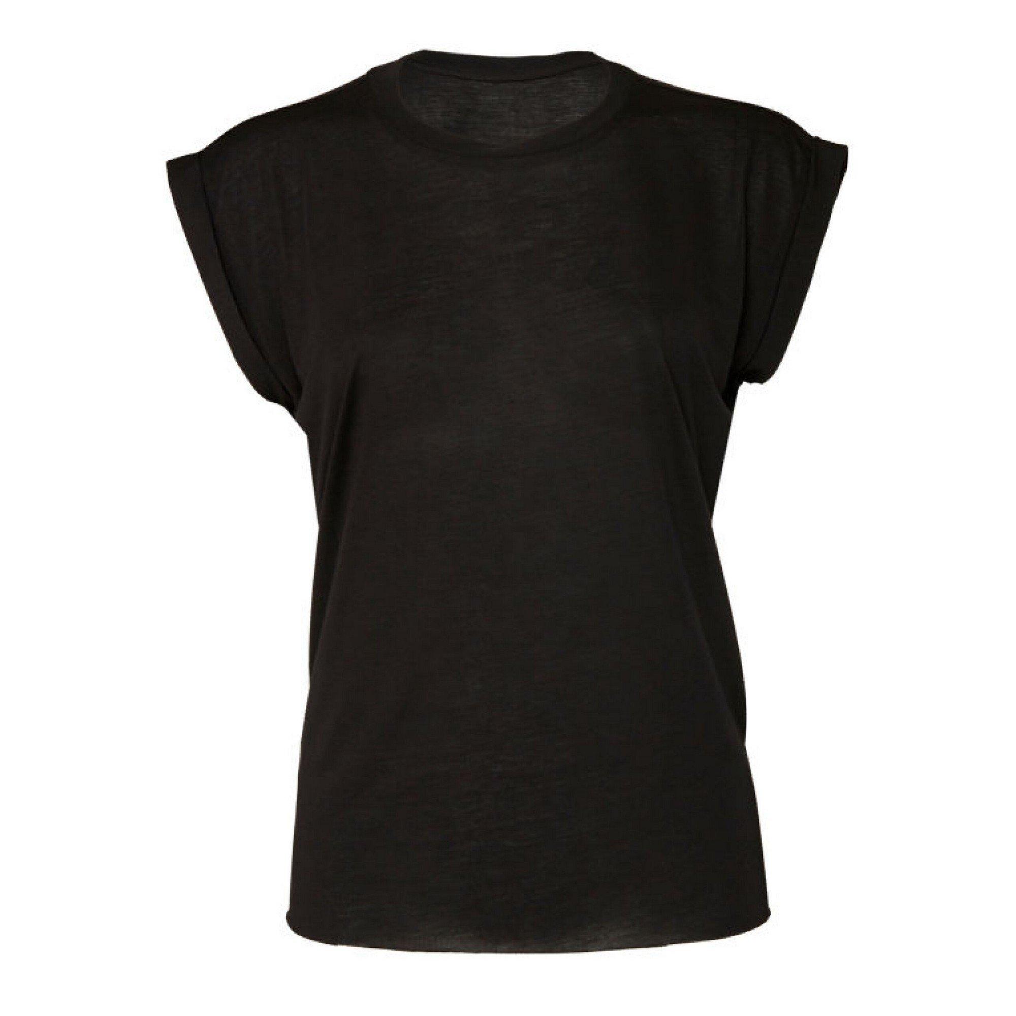 Image of Muscletshirt, Fließendes Material Unisex Schwarz L