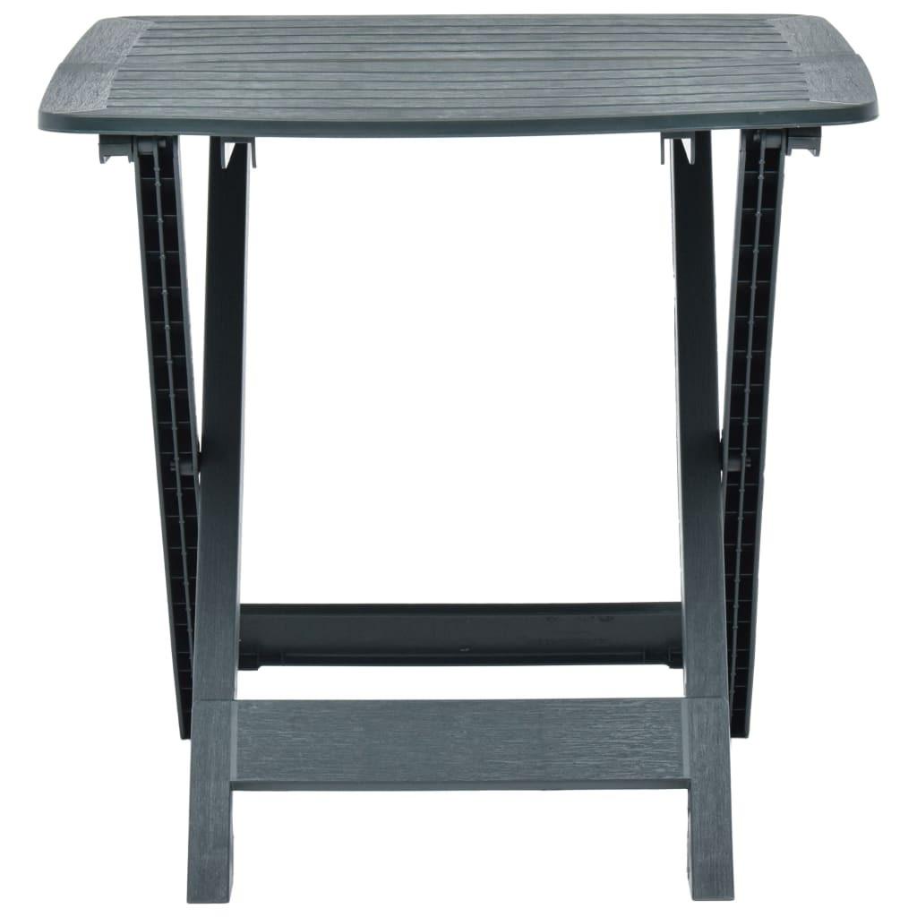 VidaXL Table de jardin plastique  