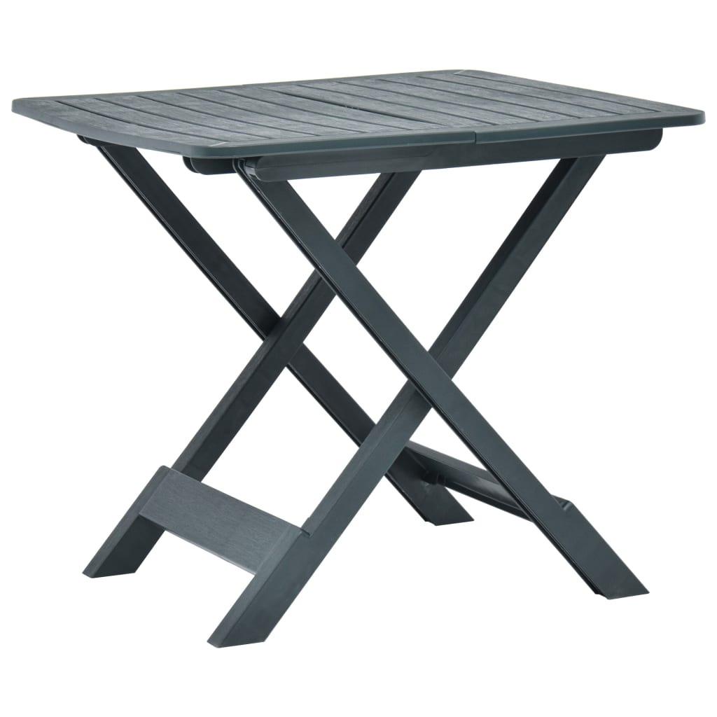 VidaXL Table de jardin plastique  