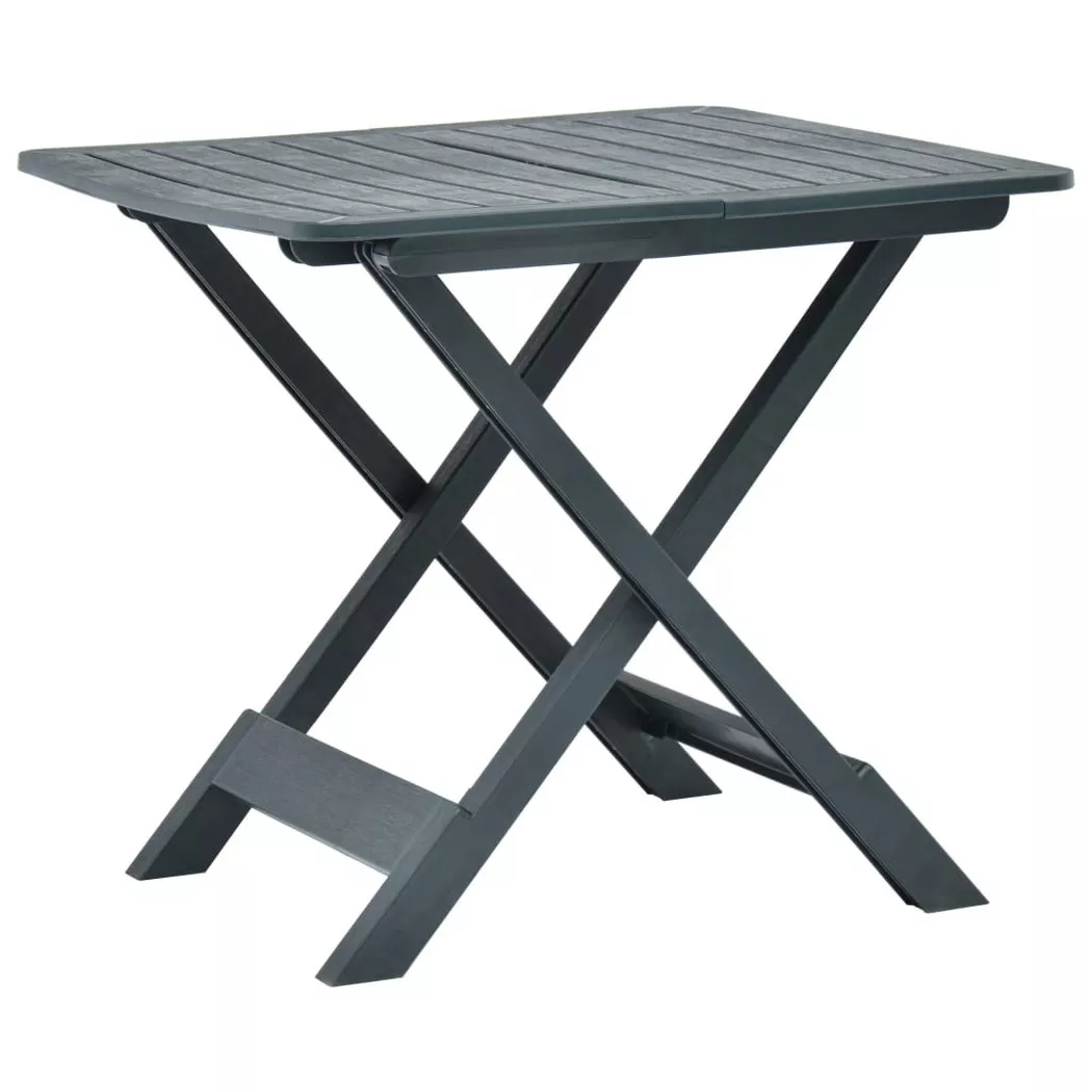 VidaXL - tavolo Plastica, One Size, Verde