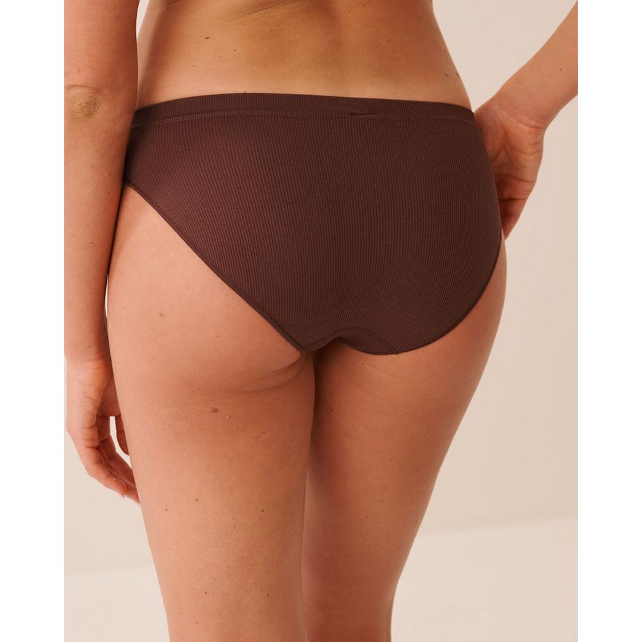 La Vie En Rose Culotte bikini côtelée sans coutures  
