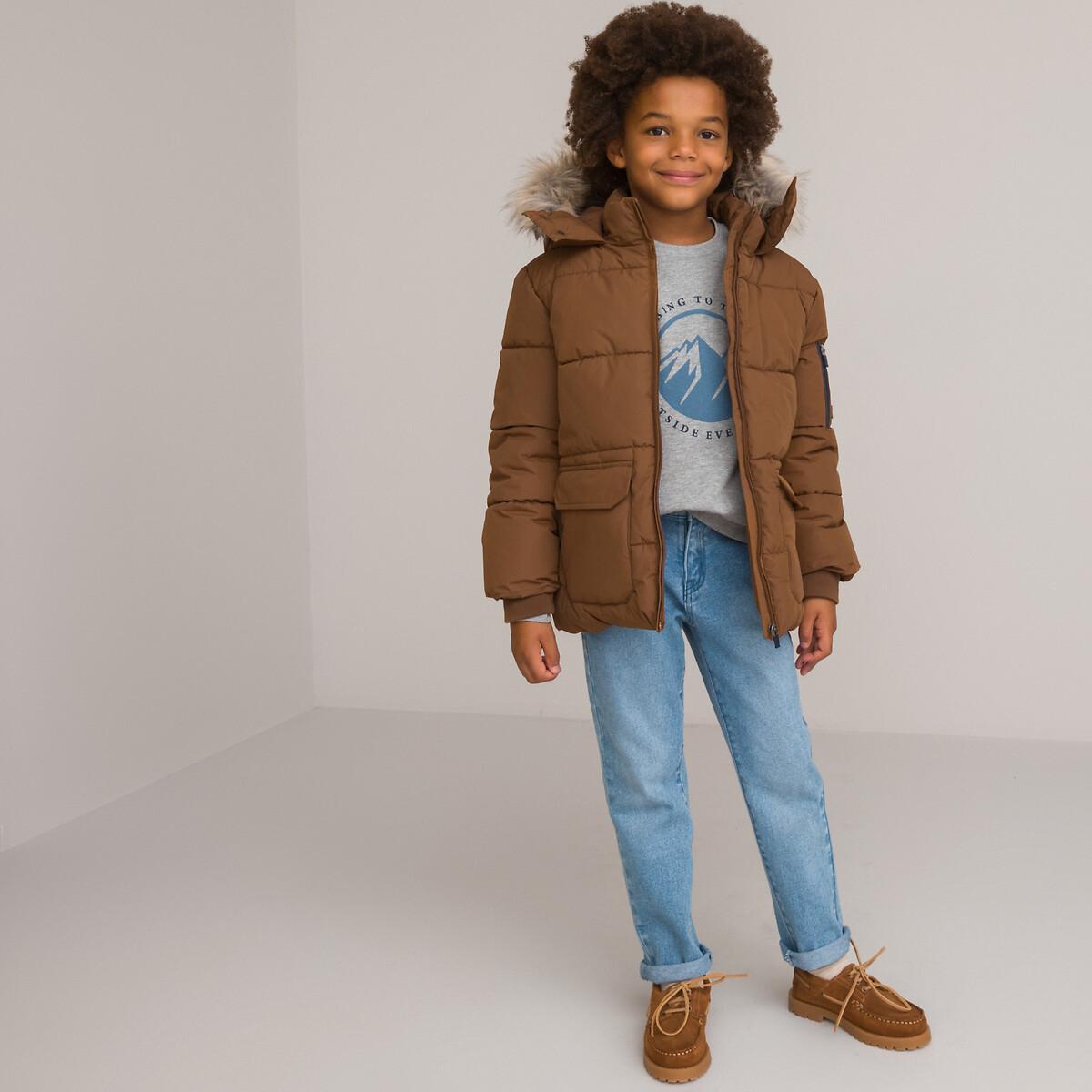 Image of Winterjacke Jungen Braun 5-6A