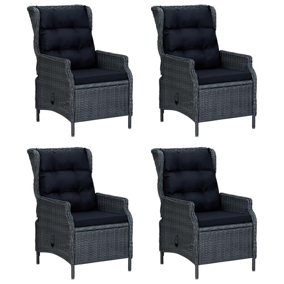 VidaXL set da pranzo da giardino Polirattan  