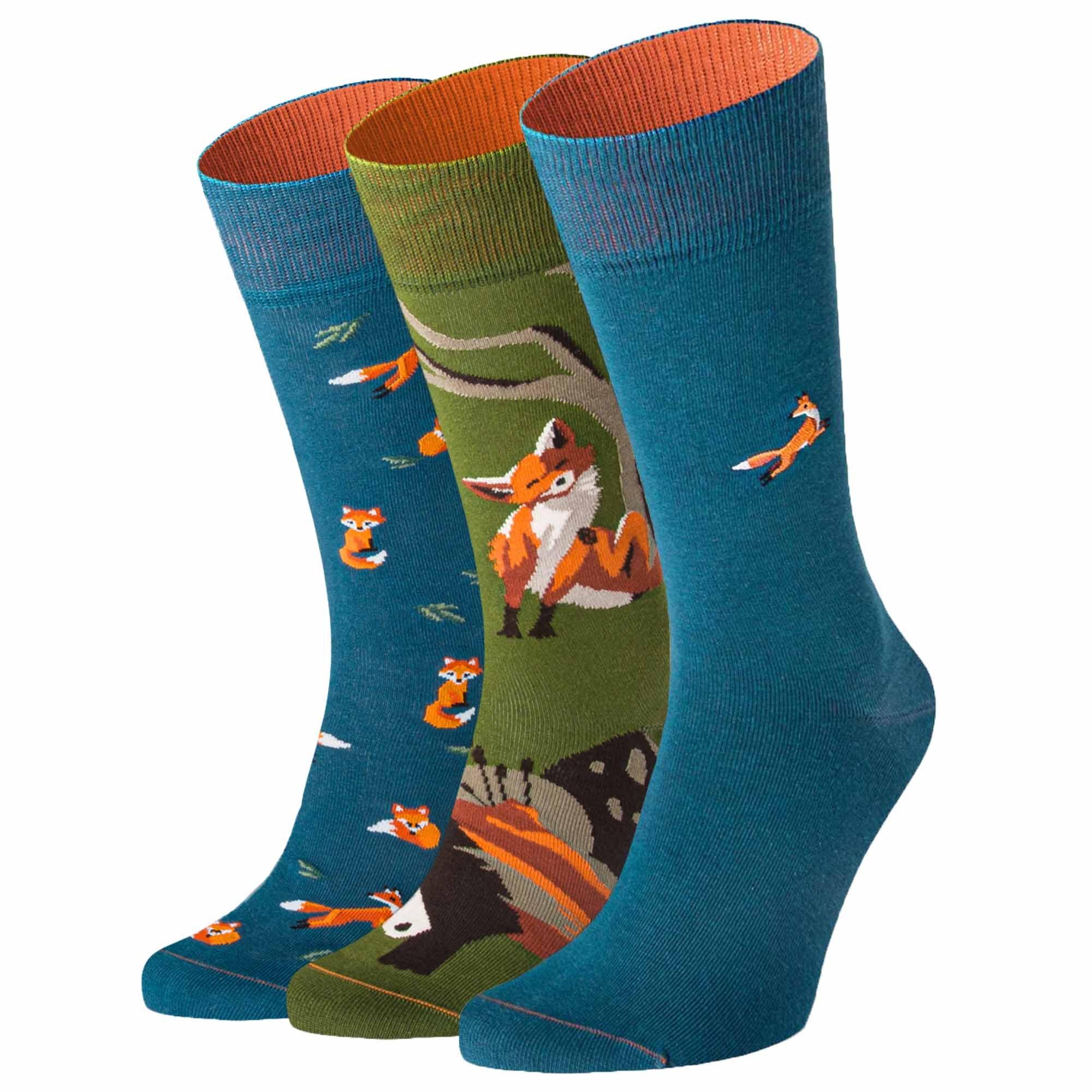 Image of Socken, 3er Pack Damen Blau 35-38