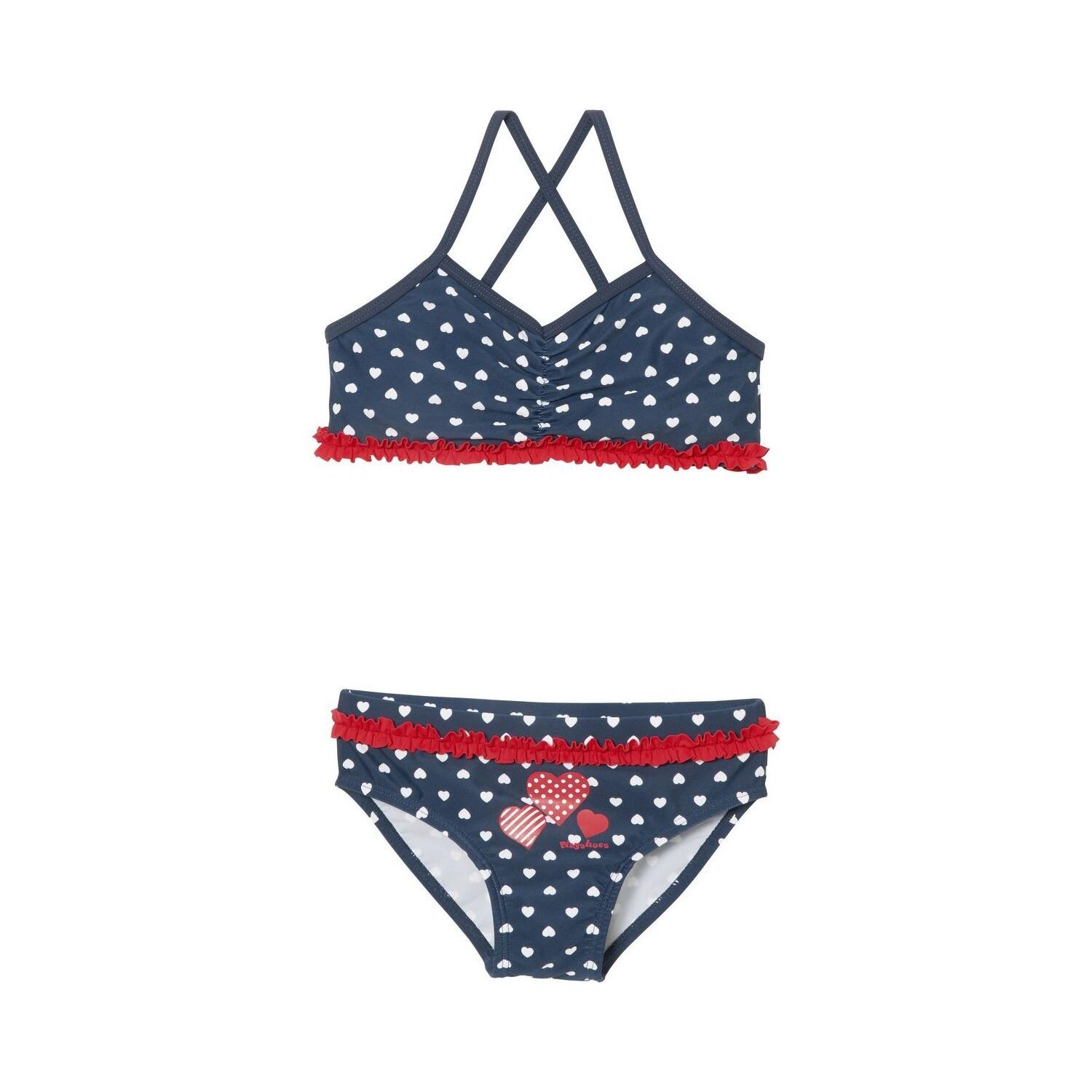 Playshoes  maillot de bain 2 pièces avec protection uv jeune fille hearts 