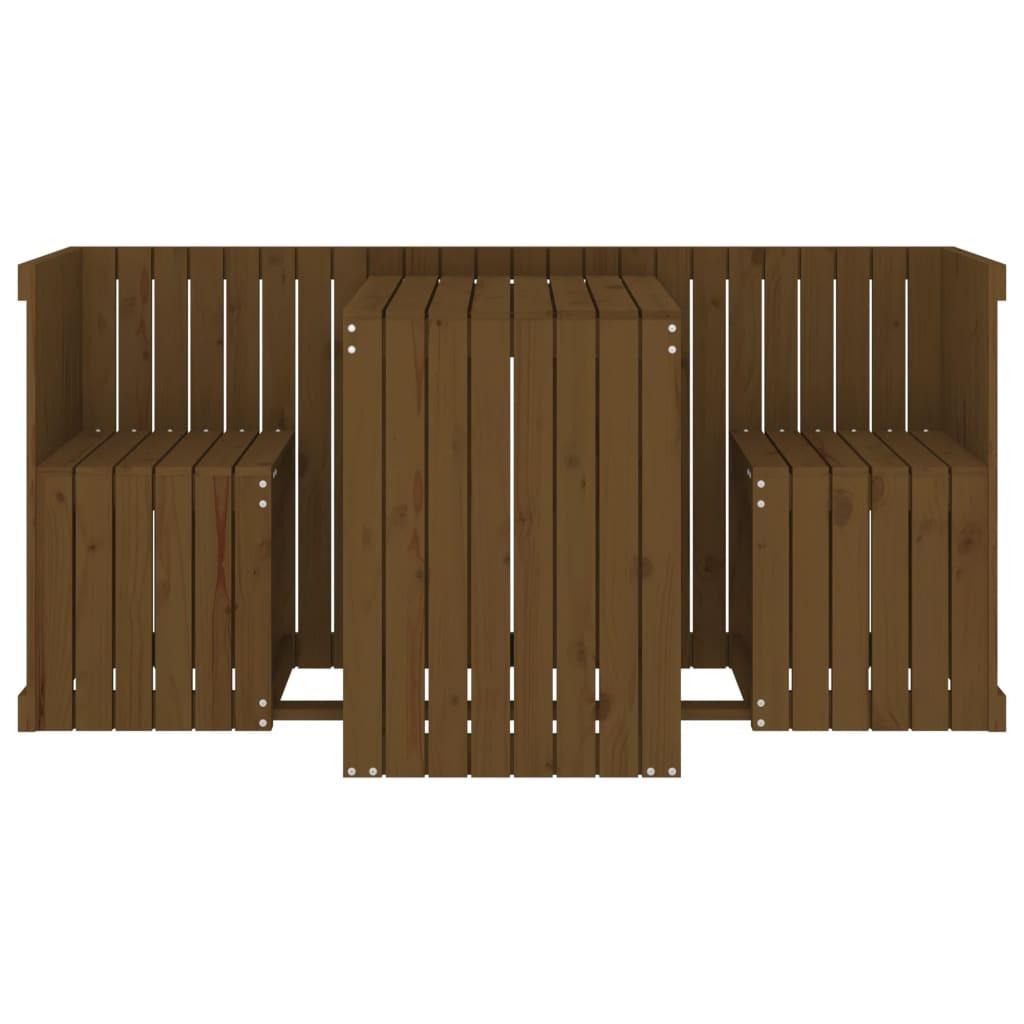 VidaXL Ensemble de balcon bois de pin  