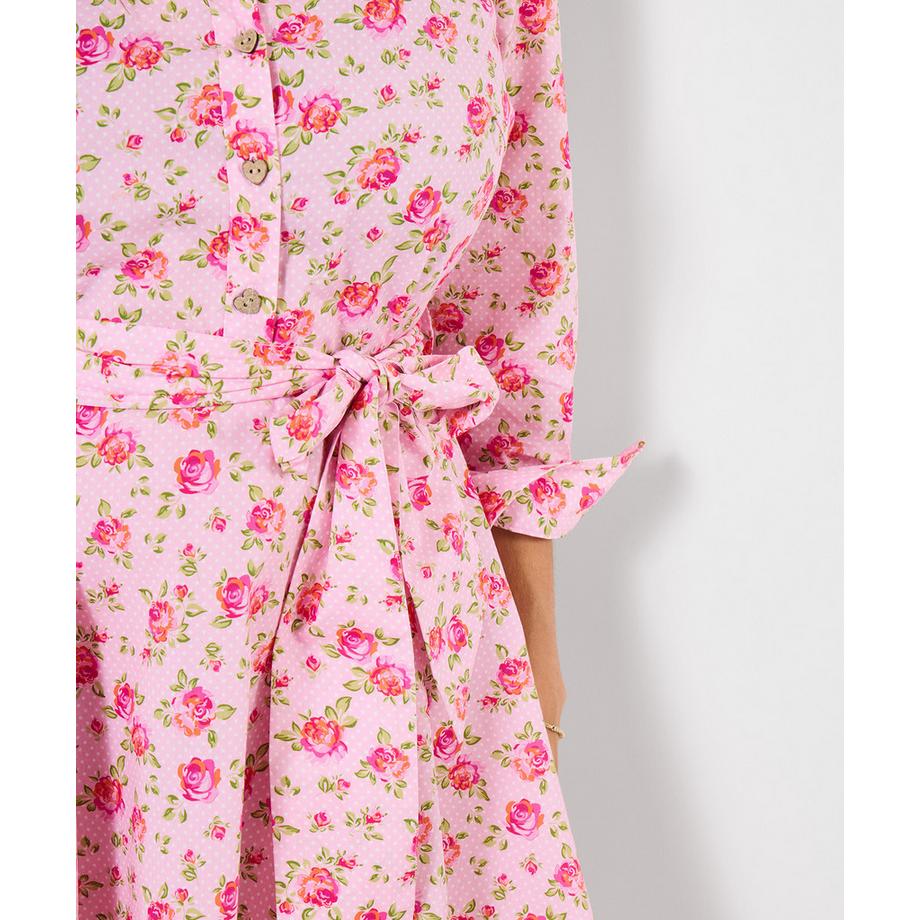 Joe Browns Abito Camicia con Motivo a Rose  