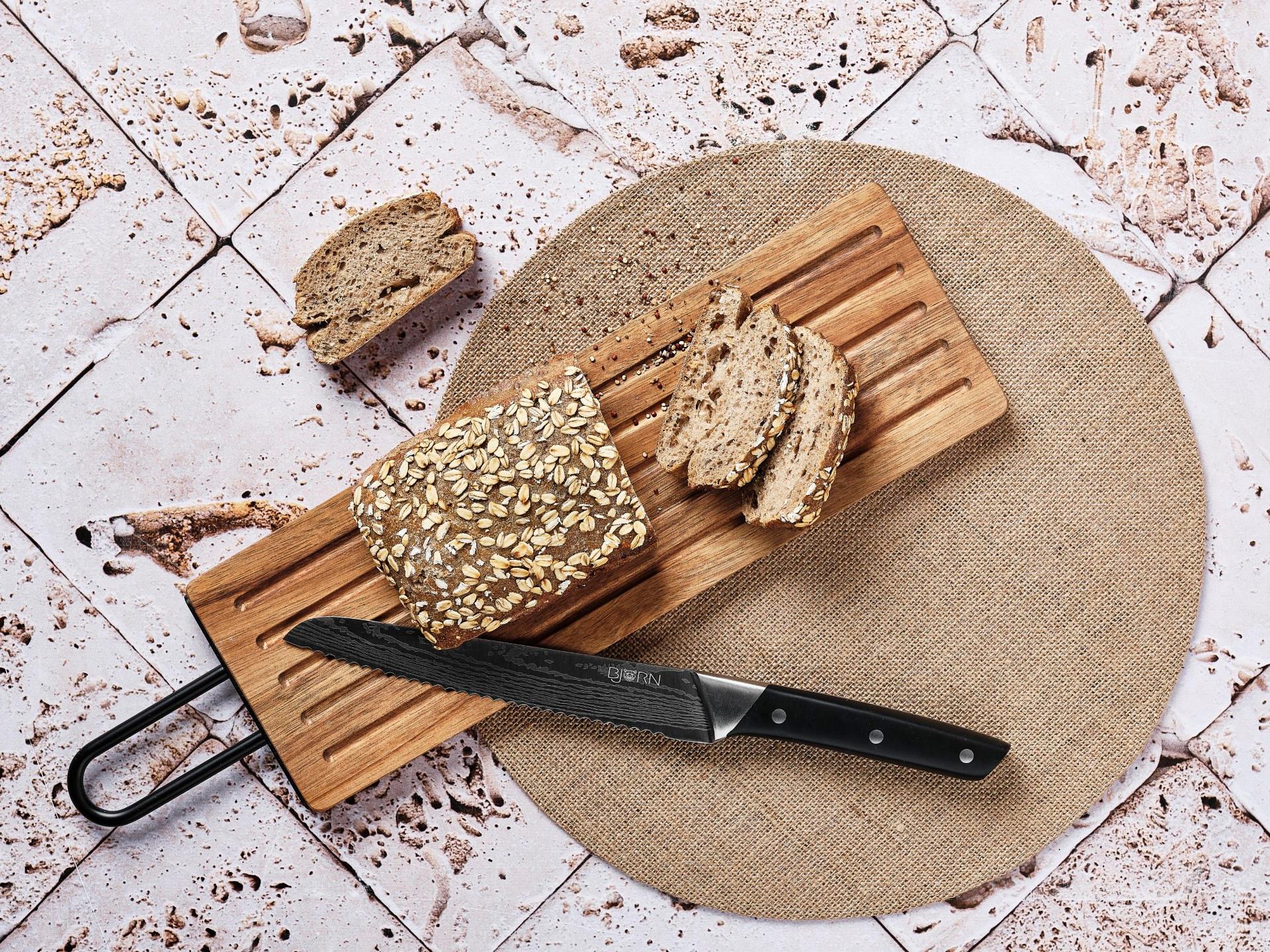 BJÖRN STINE tagliere in legno di acacia  