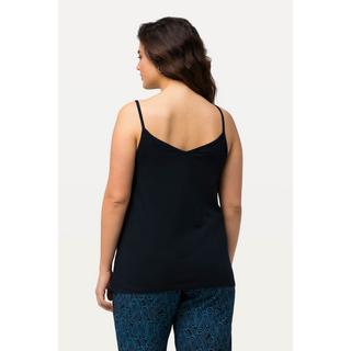 Ulla Popken  Top smanicato con scollo a V e spalline sottili 