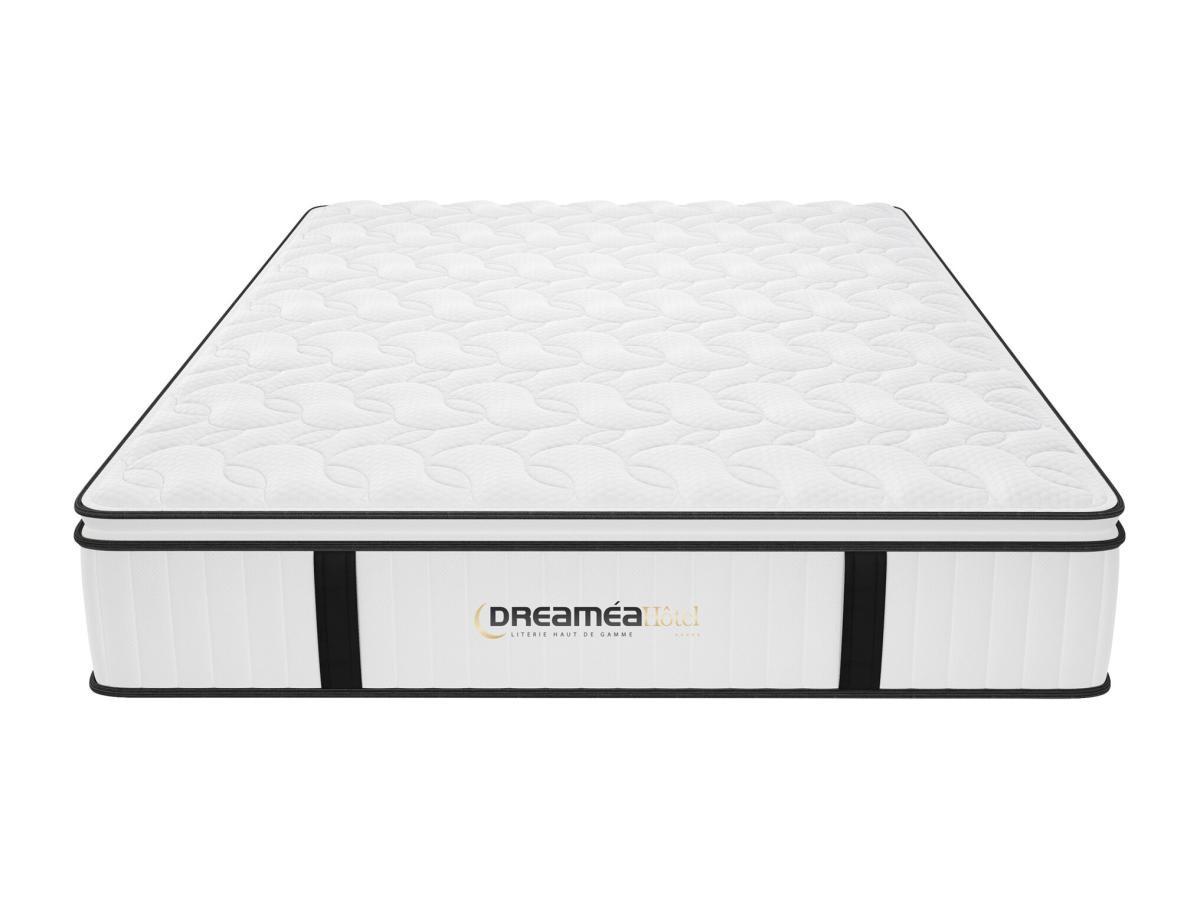 Vente-unique Matelas antifeu ressorts ensachés surmatelas intégré DELICE de DREAMEA HOTEL 10  