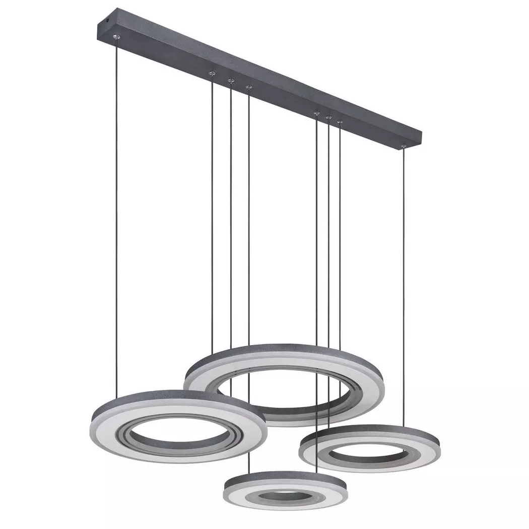 mutoni light – Hängeleuchte Blasius Metall Acryl Opal, One Size