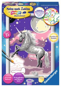 Image of Malen nach Zahlen Einhorn Multicolor