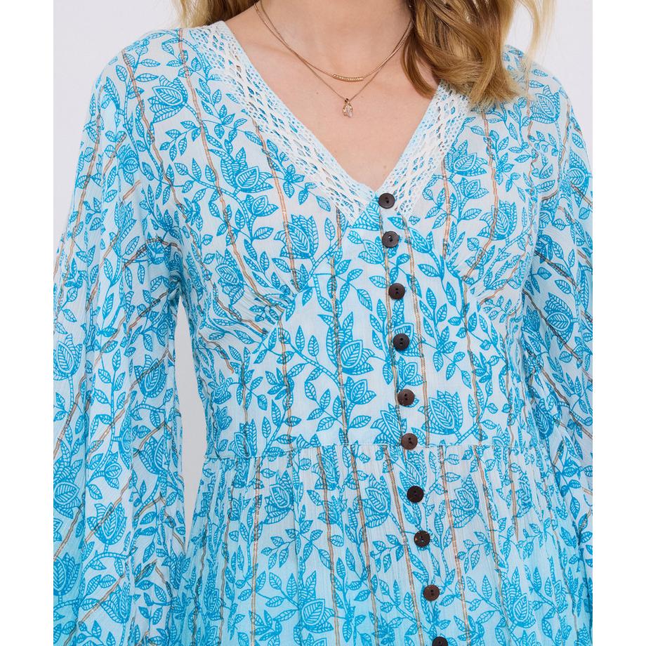 Joe Browns Camicetta Ombre Boho con Bottoni  