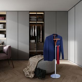 B2X Servomuto in argento e effetto legno  