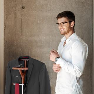 B2X Servomuto in argento e effetto legno  