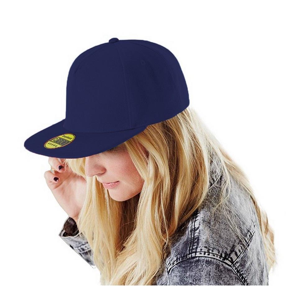 Beechfield Baseballkappe mit flachem Schirm 2er Pack  