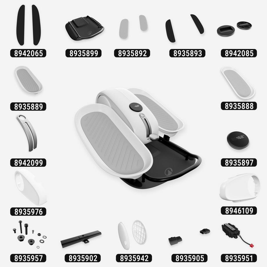 DOMYOS  Kartenhuelle Fitness-Ersatzteil Plastik 