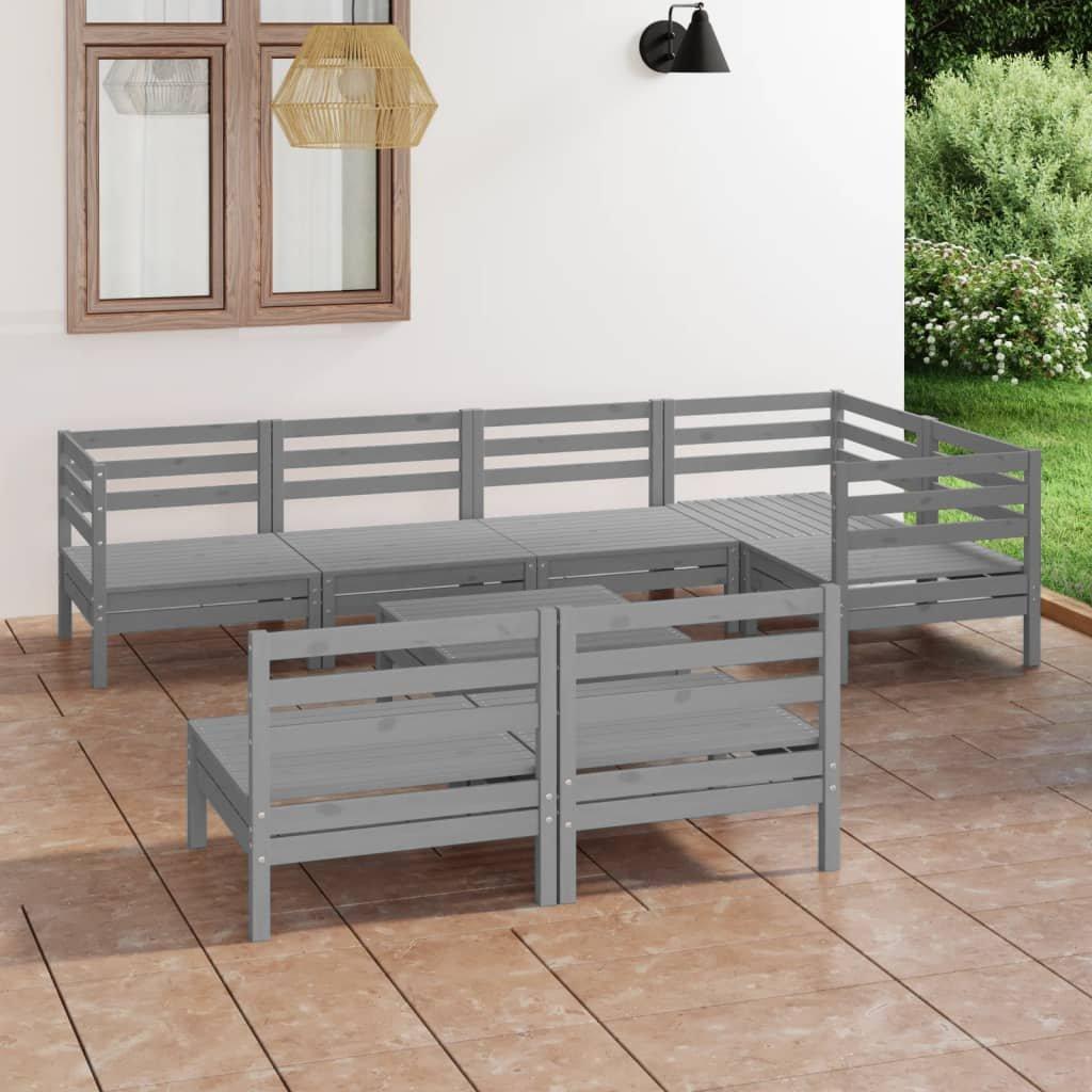 VidaXL Mobilier de jardin bois de pin  