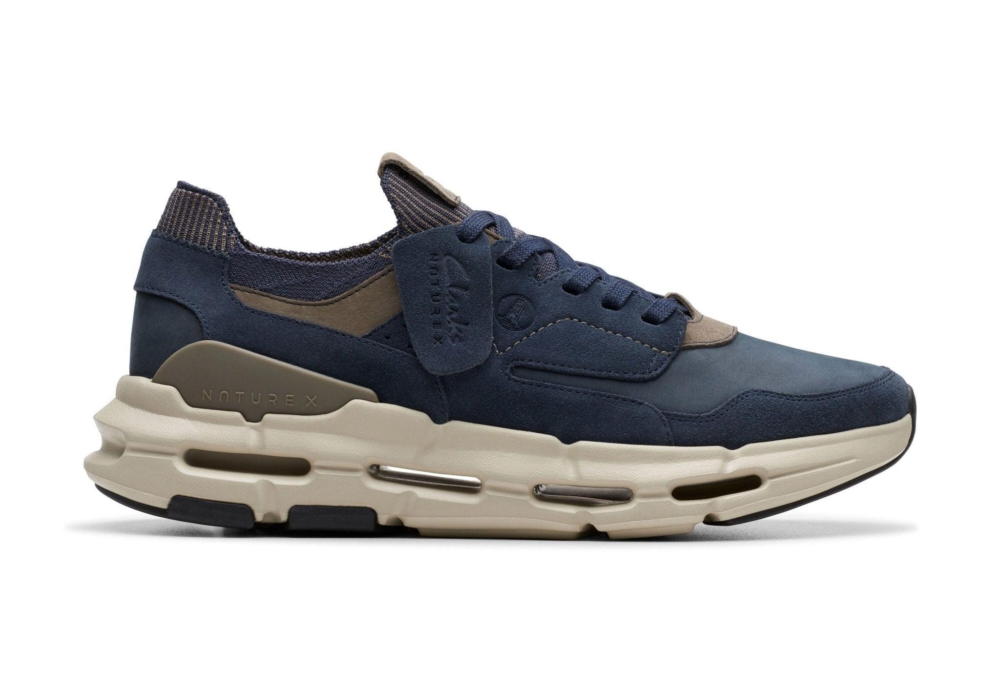 Image of Nxe Lo - Nubuk Sneaker Herren Blau 42.5