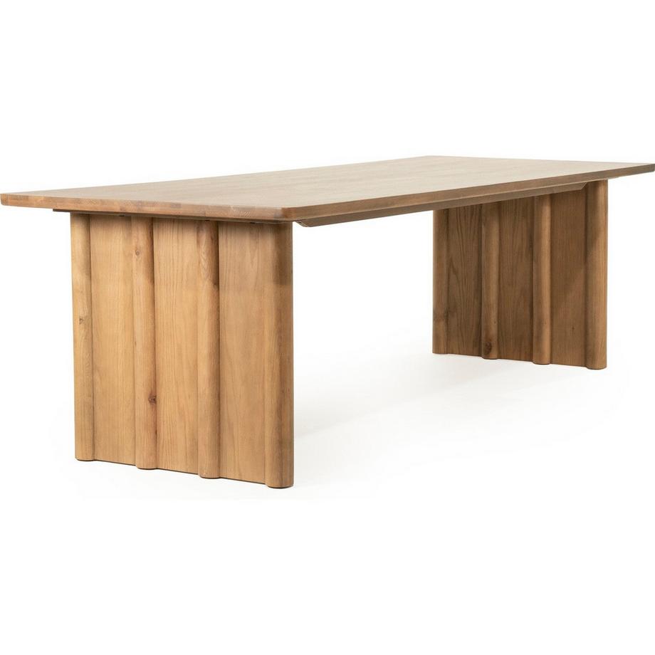 mutoni Table de salle à manger Jake chêne brun 250x100  