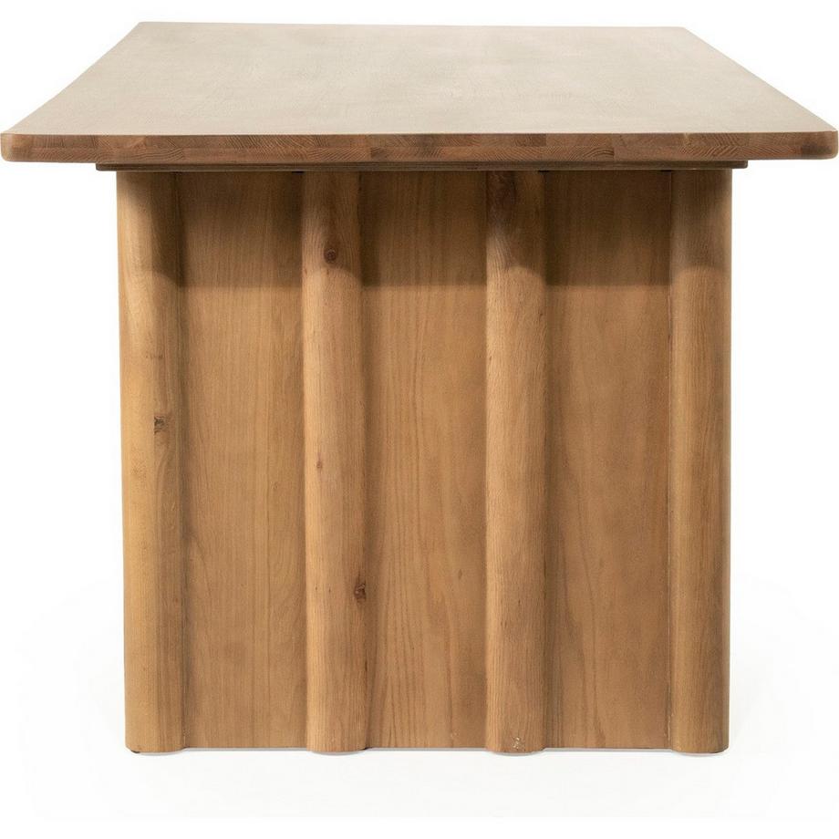 mutoni Table de salle à manger Jake chêne brun 250x100  